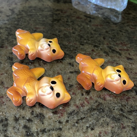 C. 1970 Set of 4 Plaster Cat Wall Hangings Miller Studio, Inc. - Picture 8 of 13